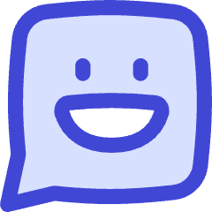 Chat Bubble Square Smiley 2 Icon from Flex Duo Set