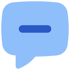 Chat Bubble Square Subtract Icon from Flex Flat Set