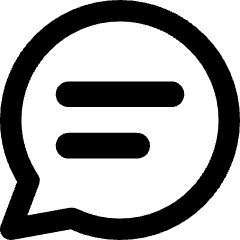 Chat Bubble Text Oval Icon from Core Remix Set