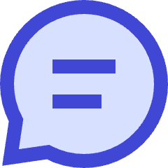 Chat Bubble Text Oval Icon from Sharp Duo Set