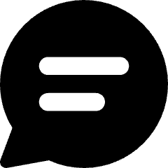 Chat Bubble Text Oval Icon from Core Solid Set