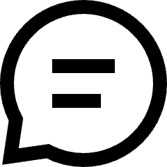 Chat Bubble Text Oval Icon from Sharp Line Set
