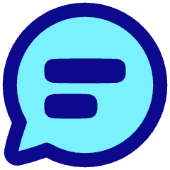 Chat Bubble Text Oval Icon from Plump Pop Set