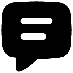 Chat Bubble Text Square Icon from Flex Solid Set