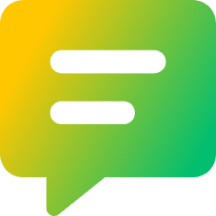 Chat Bubble Text Square Icon from Core Gradient Set