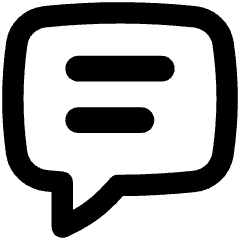 Chat Bubble Text Square Icon from Flex Remix Set