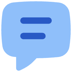 Chat Bubble Text Square Icon from Flex Flat Set