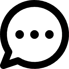 Chat Bubble Typing Oval Icon from Micro Line Set