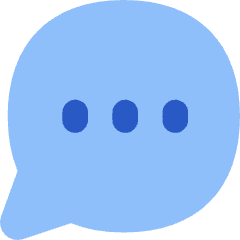 Chat Bubble Typing Oval Icon from Flex Flat Set