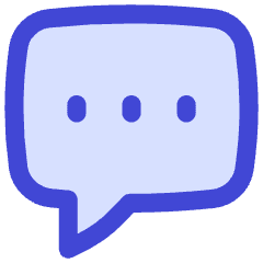 Chat Bubble Typing Square Icon from Flex Duo Set