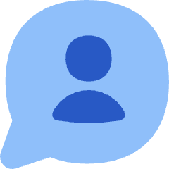 Chat Bubble User Contact Circle Icon from Flex Flat Set