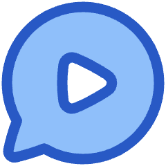 Chat Bubble Video Voice Note Circle Icon from Plump Duo Set