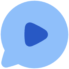 Chat Bubble Video Voice Note Circle Icon from Plump Flat Set