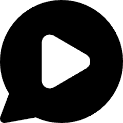 Chat Bubble Video Voice Note Circle Icon from Core Solid Set