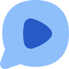Chat Bubble Video Voice Note Circle Icon from Flex Flat Set