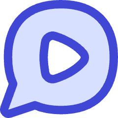 Chat Bubble Video Voice Note Circle Icon from Flex Duo Set