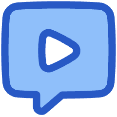 Chat Bubble Video Voice Note Icon from Plump Duo Set