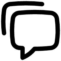 Chat Message Stack Icon from Flex Line Set
