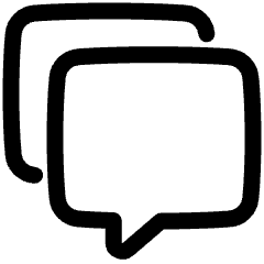 Chat Message Stack Icon from Plump Line Set