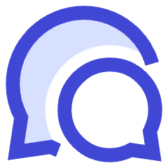 Chat Two Bubbles Oval Icon from Sharp Duo Set