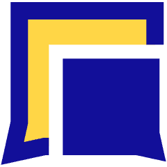 Chat Two Bubbles Square Icon from Sharp Pop Set