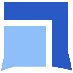 Chat Two Bubbles Square 2 Icon from Sharp Flat Set