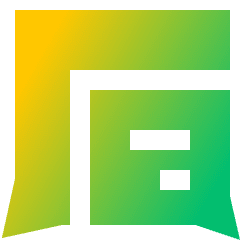 Chat Two Bubbles Square Text 1 Icon from Sharp Gradient Set