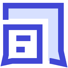 Chat Two Bubbles Square Text 2 Icon from Sharp Duo Set