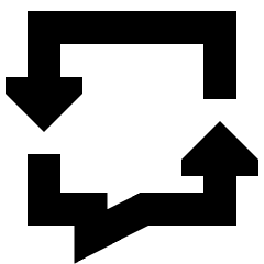 Discussion Converstion Reply Icon from Sharp Solid Set