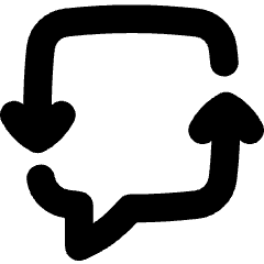 Discussion Converstion Reply Icon from Flex Solid Set