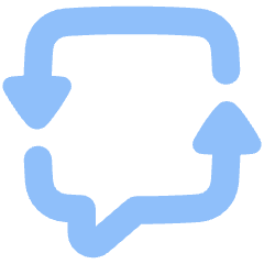 Discussion Converstion Reply Icon from Plump Flat Set