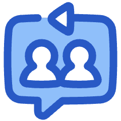 Feedback Reply Conversation Icon from Plump Duo Set