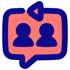 Feedback Reply Conversation Icon from Plump Pop Set