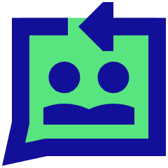 Feedbck Reply Conversation Icon from Sharp Pop Set