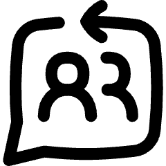 Feedbck Reply Conversation Icon from Flex Line Set