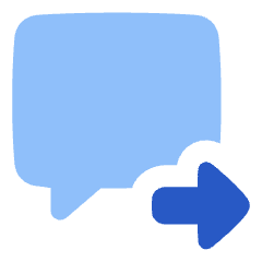 Next Text Icon from Plump Flat Set