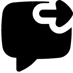 Next Text Icon from Flex Solid Set