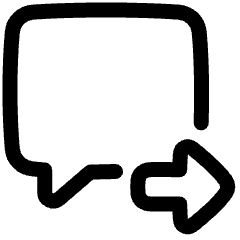 Next Text Icon from Plump Line Set
