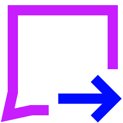 Next Text Icon from Sharp Neon Set