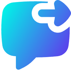 Next Text Icon from Flex Gradient Set