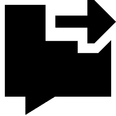Next Text Icon from Sharp Solid Set