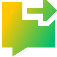 Next Text Icon from Sharp Gradient Set