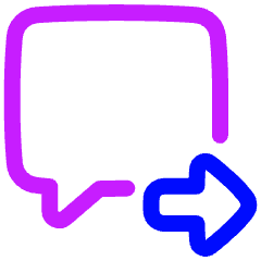 Next Text Icon from Plump Neon Set