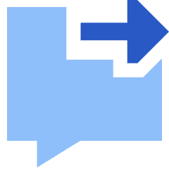 Next Text Icon from Sharp Flat Set