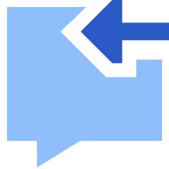 Previous Text Icon from Sharp Flat Set