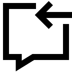 Previous Text Icon from Sharp Line Set
