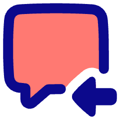 Previous Text Icon from Plump Pop Set
