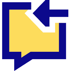Previous Text Icon from Sharp Pop Set