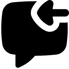 Previous Text Icon from Flex Solid Set