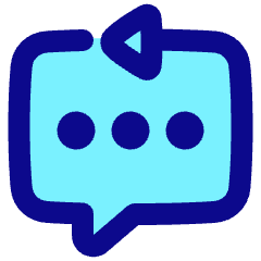 Reply To Message Typing Icon from Plump Pop Set